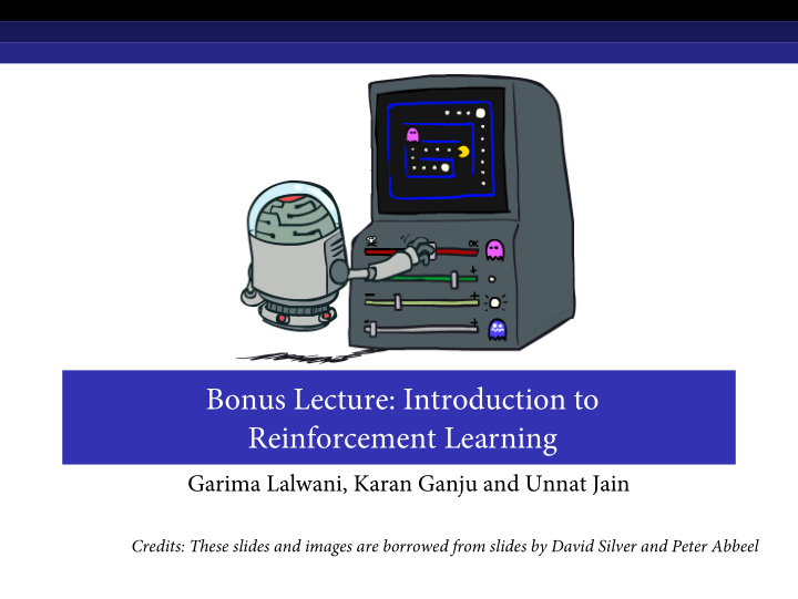 bonus lecture introduction to reinforcement learning