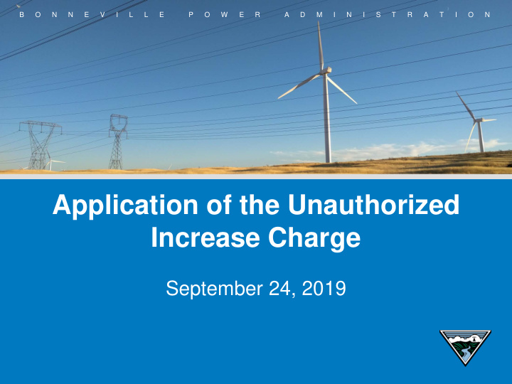 application of the unauthorized increase charge