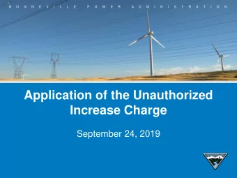 Application of the Unauthorized  Increase Charge  September 24, 2019  B  B  O  O  N  N  N  N  E  E