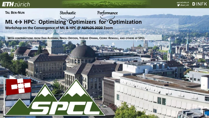 ml hpc optimizing optimizers for optimization