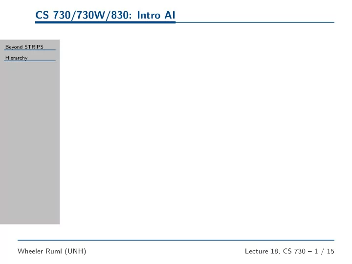 cs 730 730w 830 intro ai