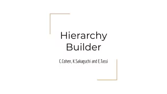 Hierarchy  Builder  C.Cohen, K.Sakaguchi and E.Tassi  Disclaimer: this talk is an  advertisement