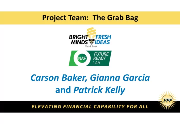carson baker gianna garcia and patrick kelly hunger in