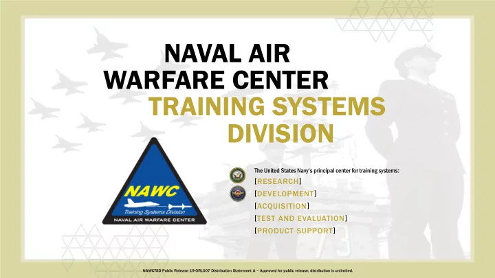 naval air warfare center