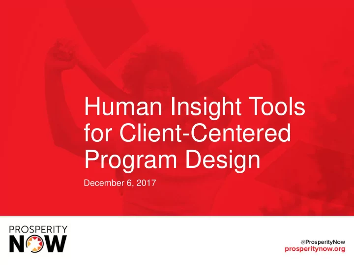 human insight tools
