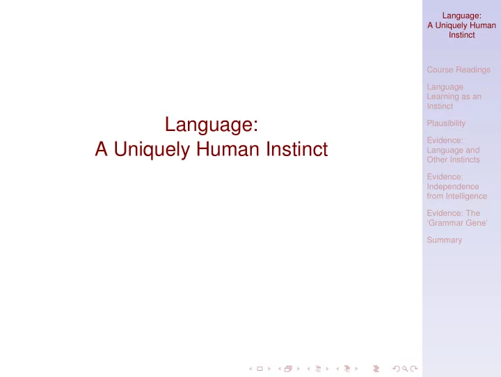 language