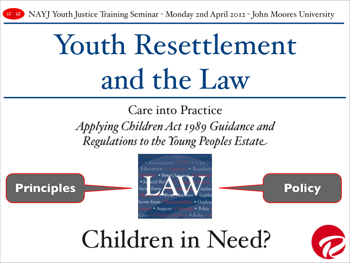 y outh resettlement and the law