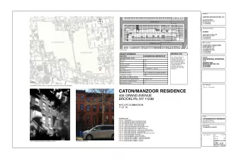 CATON/MANZOOR RESIDENCE  404 GRAND AVENUE  BROOKLYN, NY 11238  NYC LPC SUBMISSION  11.21.16
