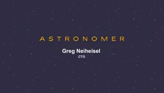Greg Neiheisel  CTO  Astronomer  Data Engineering Platform  Streaming data  Data pipelines  Code