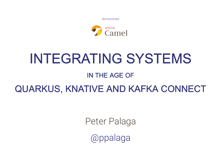 integrating systems integrating systems