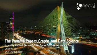 The Panama Papers, Graphs, and Data Science  Unravelling the Shady World of Offshore Finance One