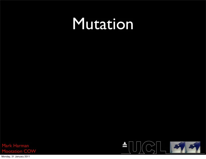 mutation