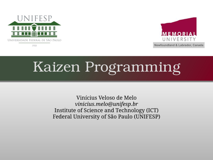 kaizen programming