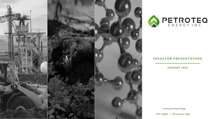 investor presentation