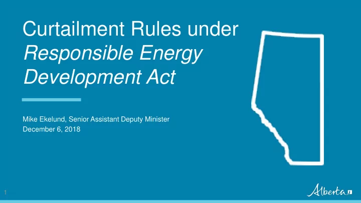 curtailment rules under
