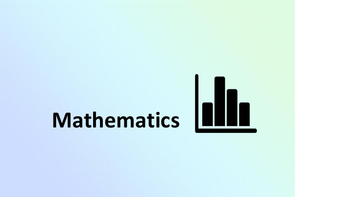mathematics agenda