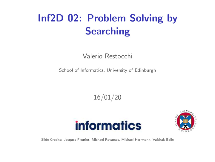 inf2d 02 problem solving by searching