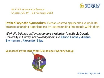 UK Police as a critical sample Spending review  Operational and Organizational  changes,