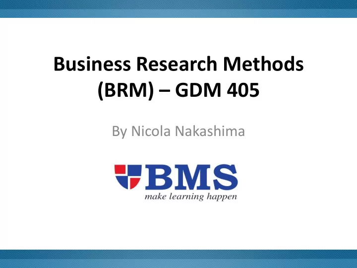 brm gdm 405