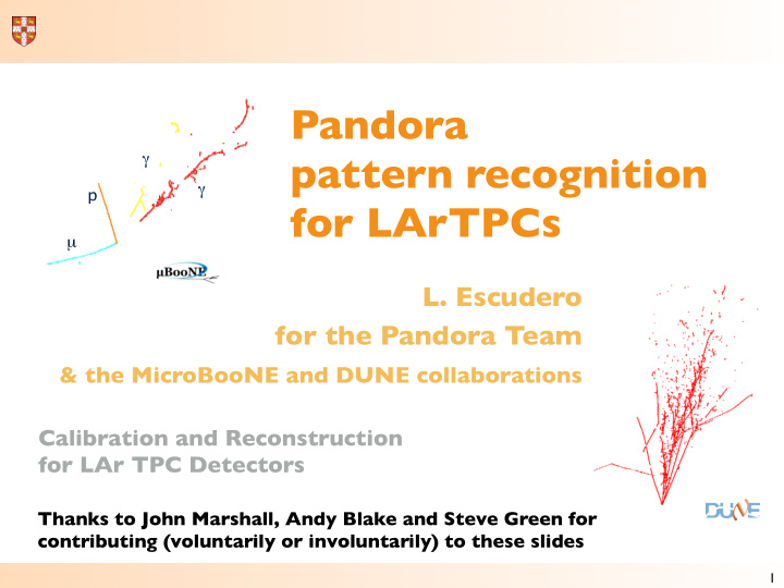 pandora pattern recognition