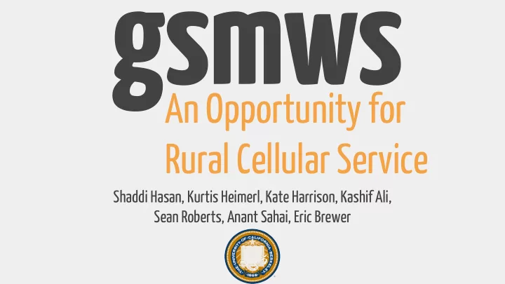 gsmws