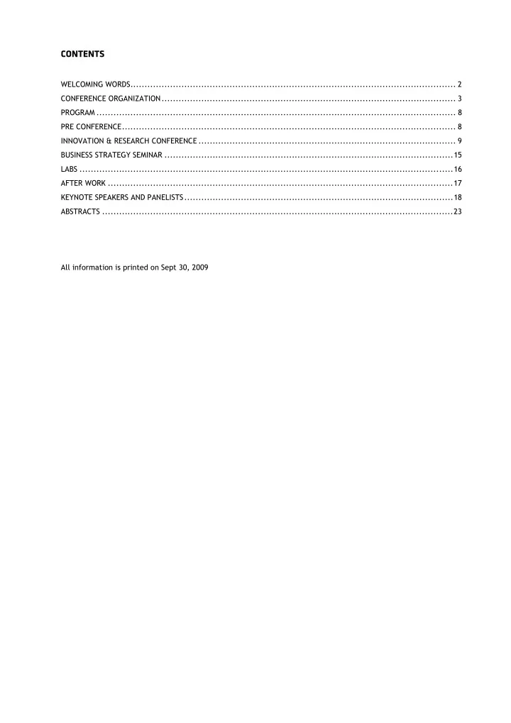 contents