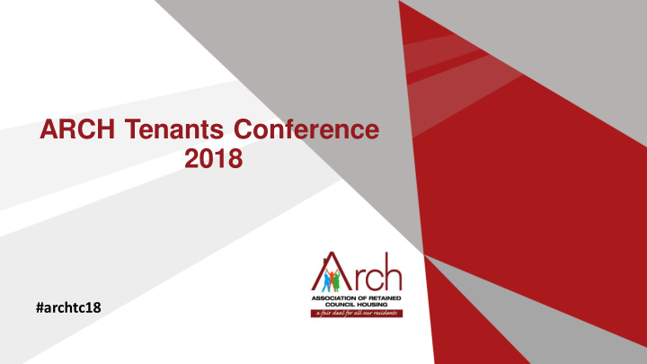 arch tenants conference 2018