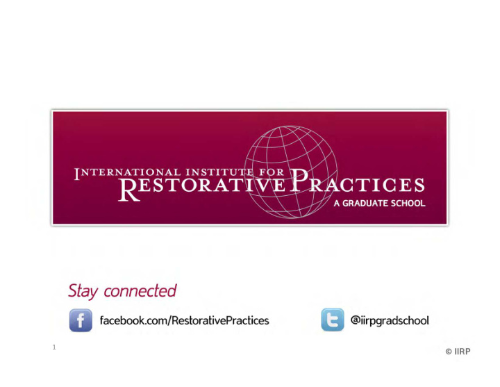 1 taking a look in the mirror restorative practices