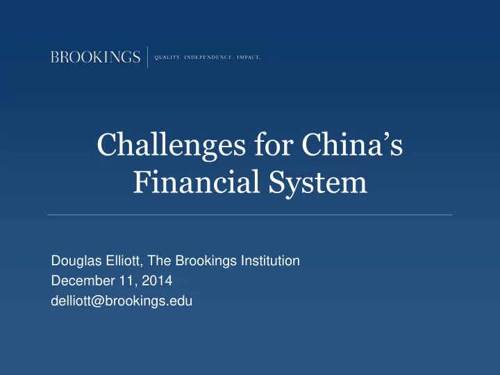 challenges for china s