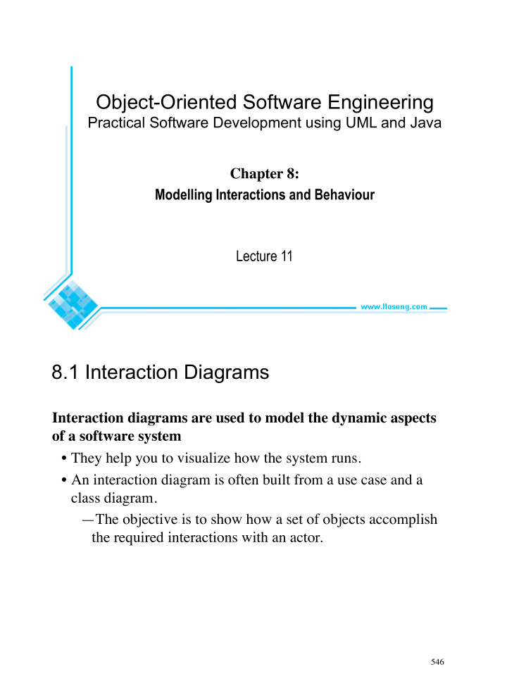object oriented software engineering