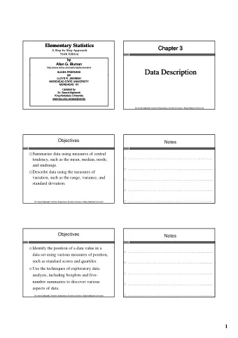 Data Description  Data Description  p  SLIDES PREPARED  SLIDES PREPARED  BY  BY  BY  BY  LLOYD R.