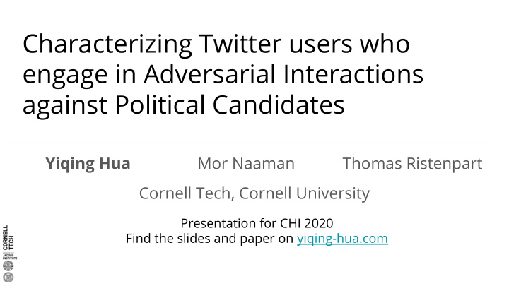 characterizing twitter users who engage in adversarial