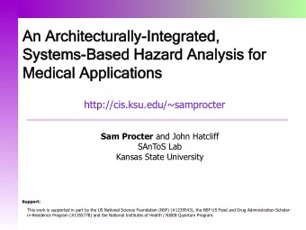 An  An Arch  Archit  itect  ctura  rally-I  lly-Integra  rated,  Syst  Systems-Ba  ms-Base  sed