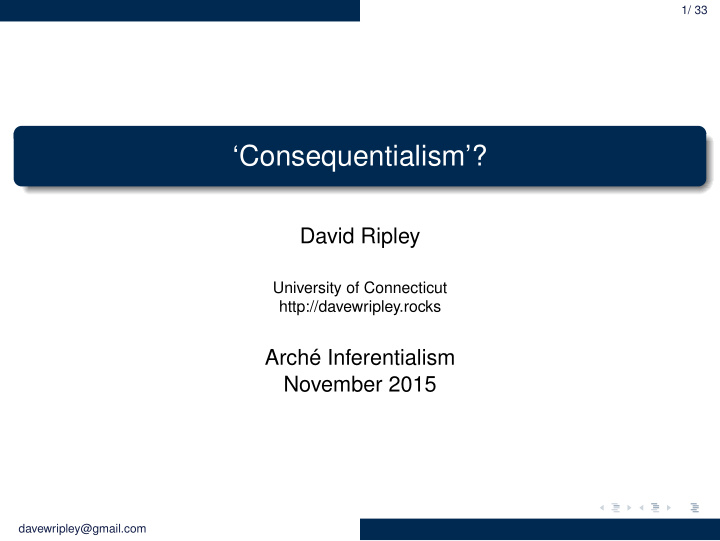 consequentialism