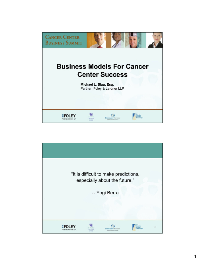 business models for cancer business models for cancer