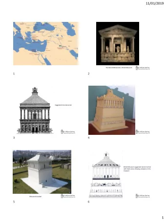 11/01/2019  The Nereid Monument, British Museum  Dr William Sterling  www.williamsterling.co.uk  1