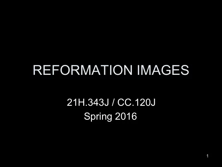 reformation images