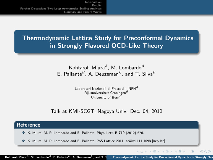 thermodynamic lattice study for preconformal dynamics in