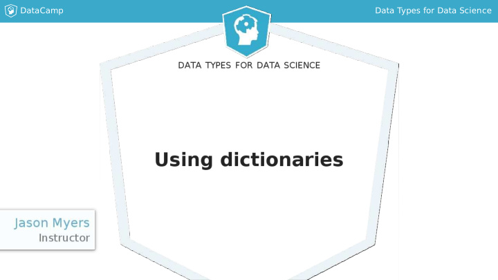 datacamp data types for data science