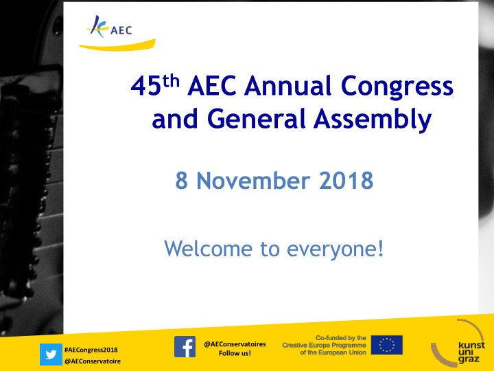 45 th aec annual congress