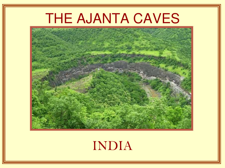 the ajanta caves