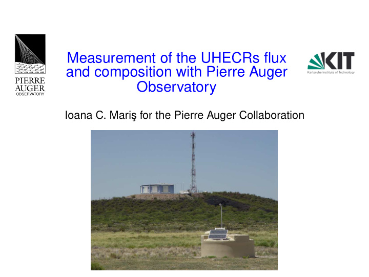 measurement of the uhecrs flux and composition with