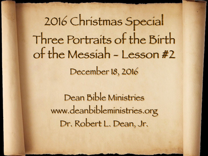 2016 christmas special three portraits of the birth of