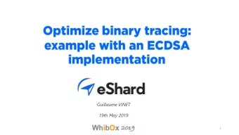 Guillaume VINET  19th May 2019  1  becoming more mature  the art  adequatly protected.  and heavy