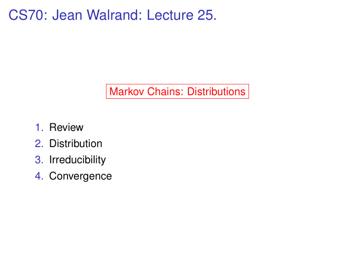 cs70 jean walrand lecture 25