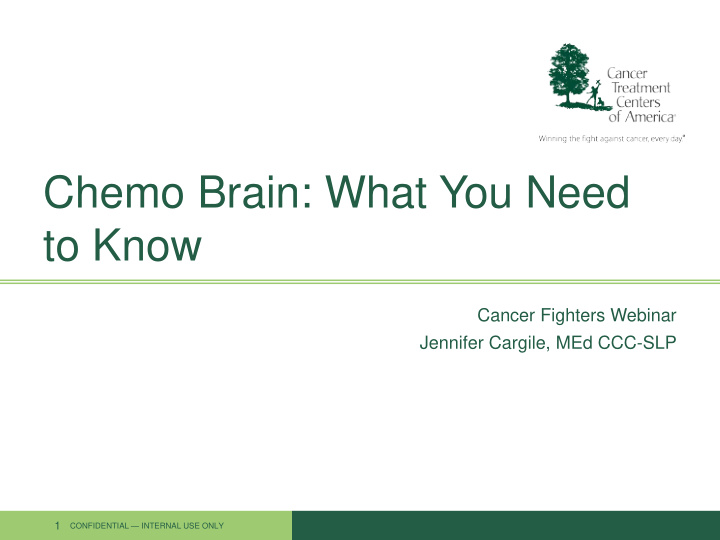 chemo brain what you need to know