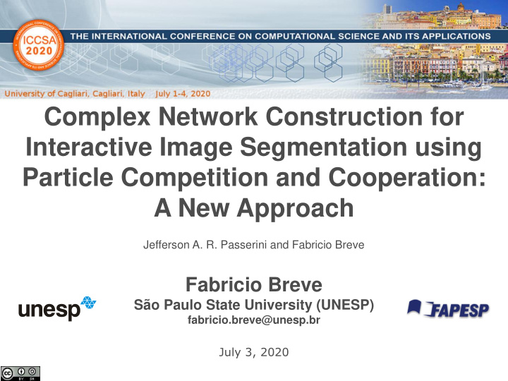 complex network construction for interactive image