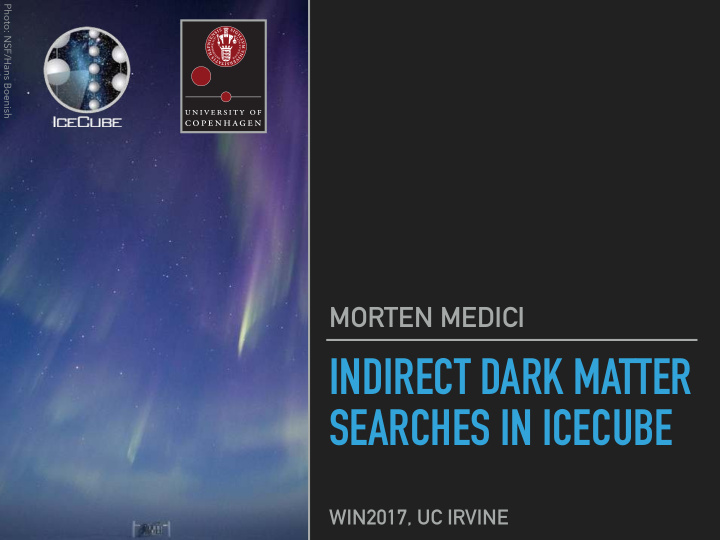 indirect dark matter searches in icecube