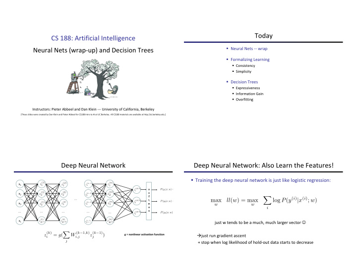 today cs 188 artificial intelligence