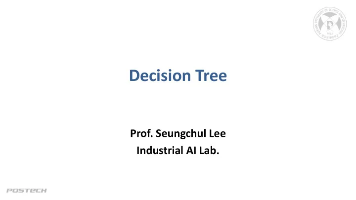 decision tree